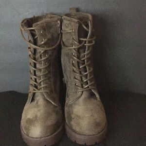 Boots Lace up zip up ankle boots by Ziggy soho size 8 ￼ Like new